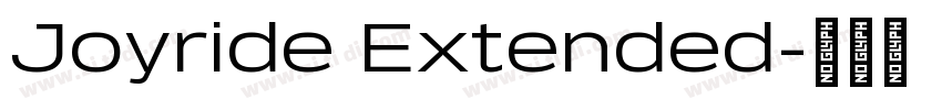 Joyride Extended字体转换